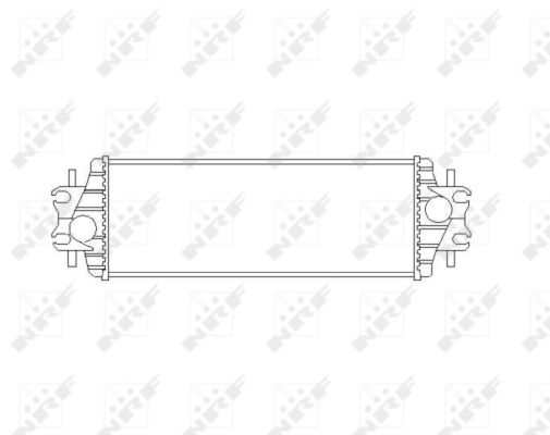 NRF Ladeluftkøler 30875 for OPEL VAUXHALL NISSAN RENAULT