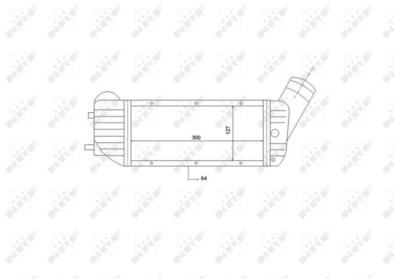NRF Ladeluftkøler 30894 for PEUGEOT CITROËN/PEUGEOT CITROËN