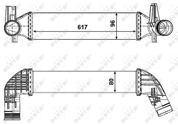 NRF Ladeluftkøler 30463 for VW SEAT