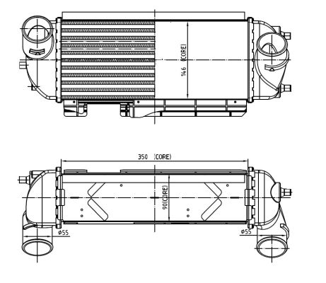 NRF Ladeluftkøler 30989 for KIA