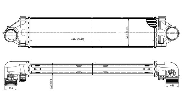 NRF Ladeluftkøler 309064 for VOLVO