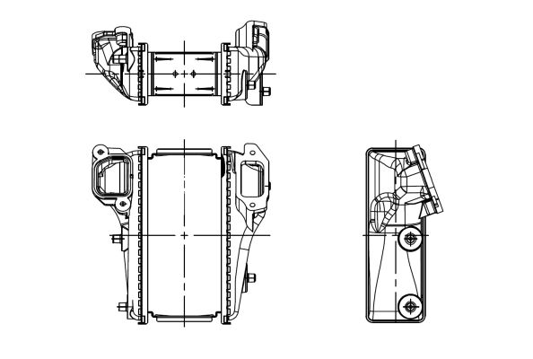 NRF Ladeluftkøler 309109 for HONDA