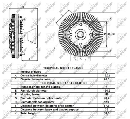 NRF 49425 165mm
