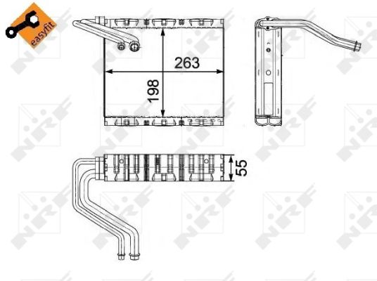 NRF Fordamper, klimaanlæg 36142 for VOLVO
