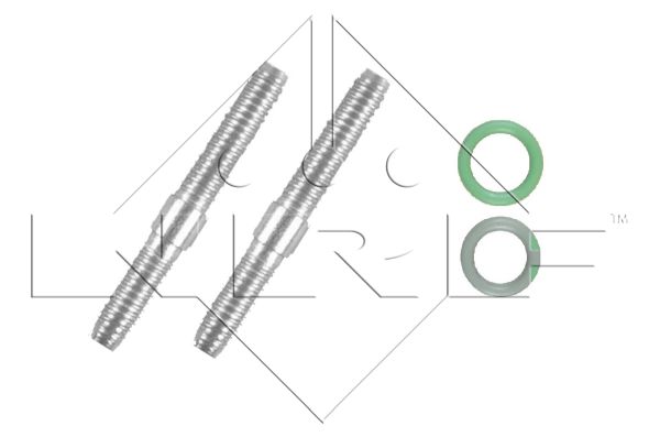NRF Kondensor, klimaanlæg 35872 for PEUGEOT MITSUBISHI