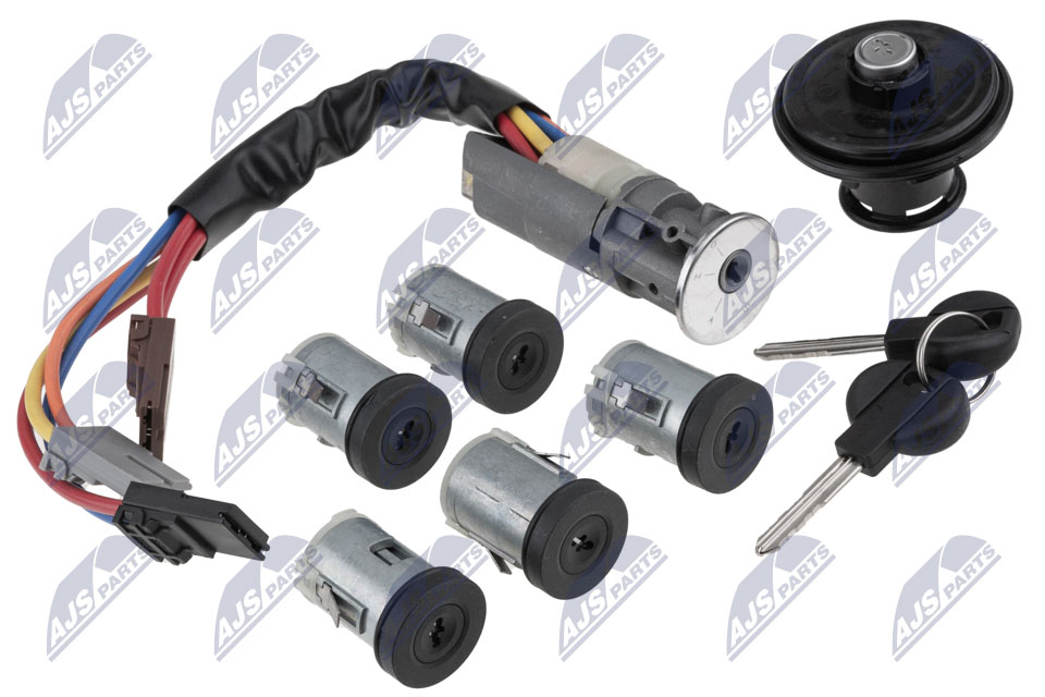 NTY Låsesæt, låsesystem EZC-CT-093 for CITROËN/PEUGEOT