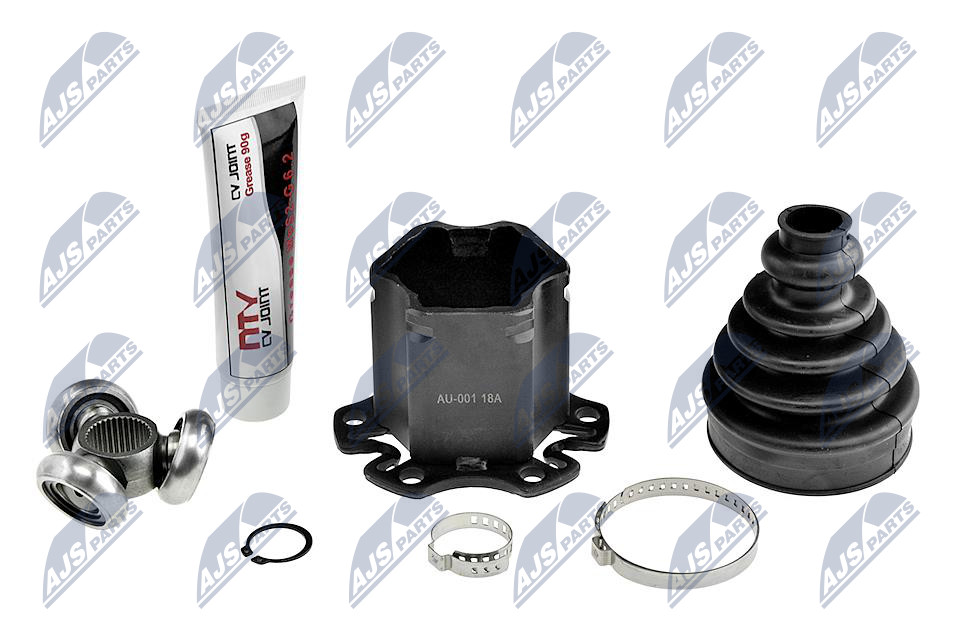 NTY Ledsæt, drivaksel NPW-AU-001 gearkasse-monteret for VW VAG AUDI