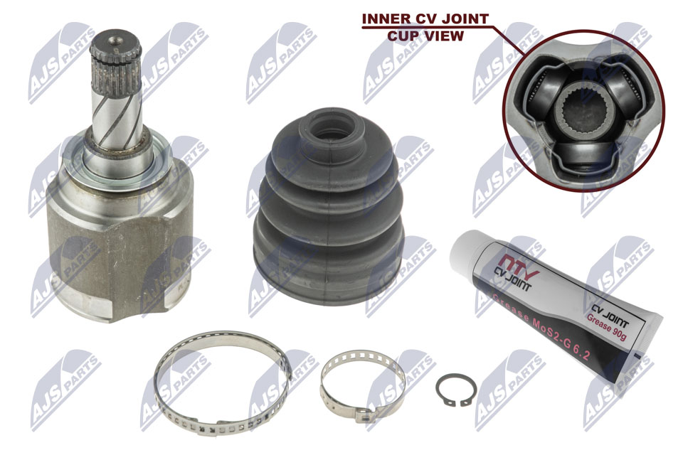 NTY Ledsæt, drivaksel NPW-PL-007 gearkasse-monteret for OPEL