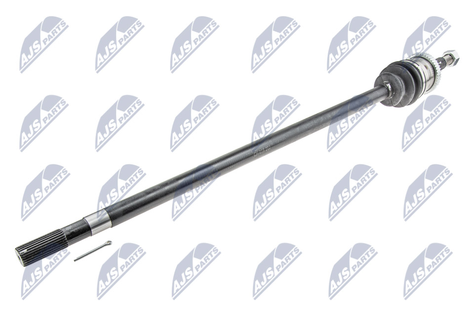 NTY Drivaksel npwch019 højre foraksel for JEEP CHRYSLER