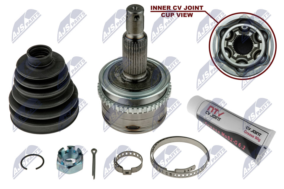 NTY Ledsæt, drivaksel npzms006 gearkasse-monteret for MITSUBISHI