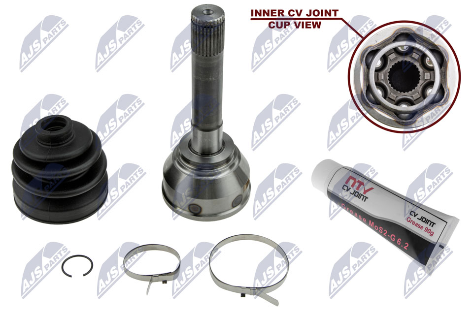 NTY Ledsæt, drivaksel npzms016 gearkasse-monteret for MITSUBISHI