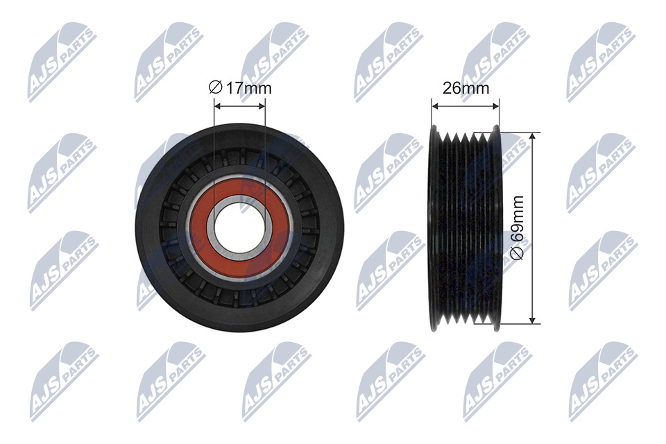 NTY Strammehjul, kilerem RNK-FR-046 for FORD VOLVO FORD (CHANGAN)