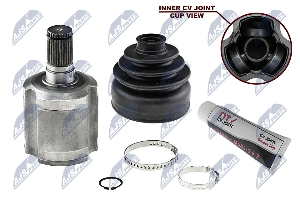 NTY Ledsæt, drivaksel npwmz047 gearkasse-monteret for MAZDA