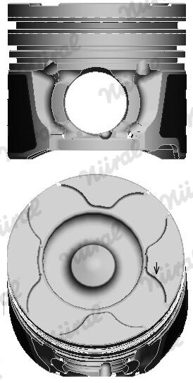 NÜRAL Stempel 87-424000-00 for FORD FIAT