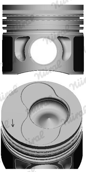 NÜRAL Stempel 87-114900-35 for cylinder 4 AUDI