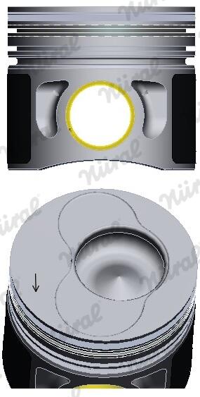 NÜRAL Stempel 87-114900-66 for cylinder 4 VAG