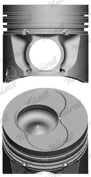 NÜRAL Stempel 87-114900-90 for cylinder 2 AUDI VAG