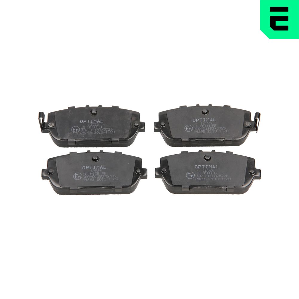OPTIMAL Bremseklodser bp12526 bagaksel for FIAT MAZDA