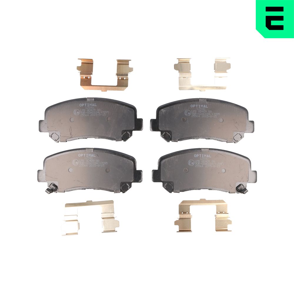 OPTIMAL Bremseklodser bp12590 foraksel for MAZDA