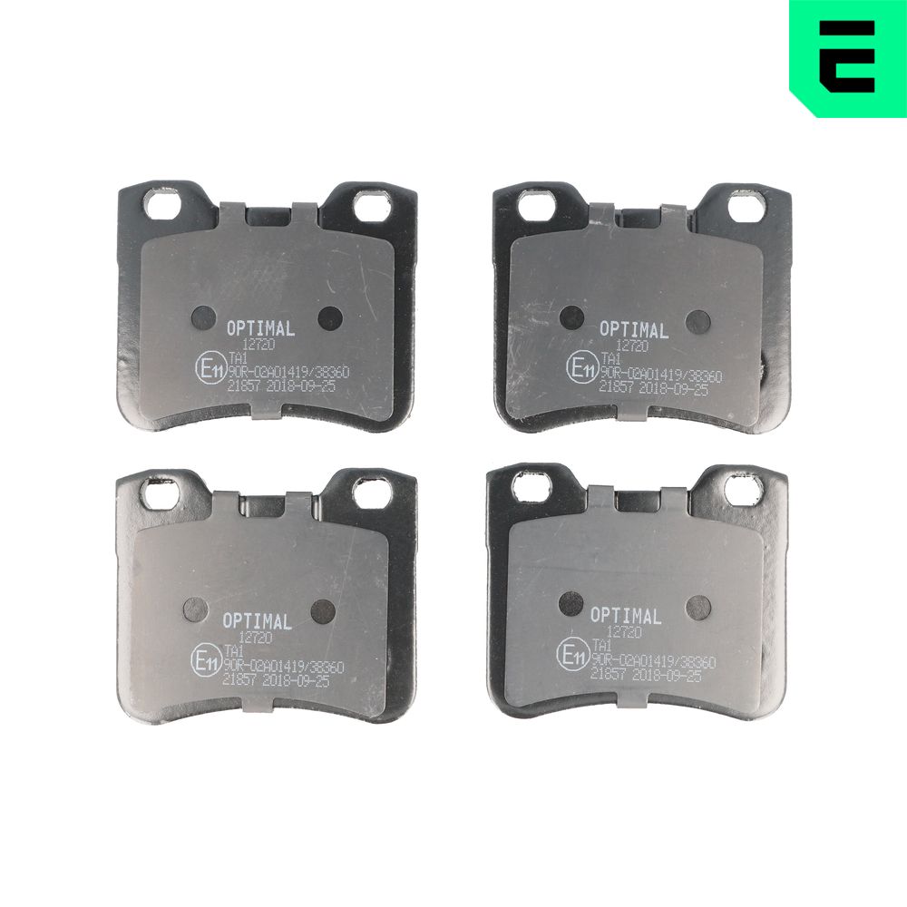 OPTIMAL Bremseklodser bp12720 foraksel for CITROËN PEUGEOT