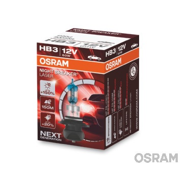 9: NIGHT BREAKER® LASER next generation, OSRAM, b.la. til Nissan, 12 V