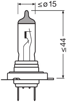 OSRAM Pære, forlys 64210nbs1bl