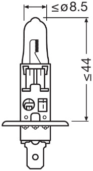OSRAM Pære, forlys 64150cbn