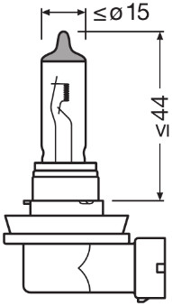 OSRAM Pære, forlys 64211cbn2hb
