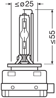 OSRAM Pære, fjernlys 66140ult2hb
