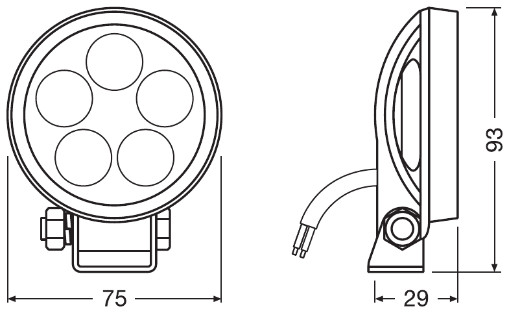 OSRAM Fjernlygte ledwl102sp