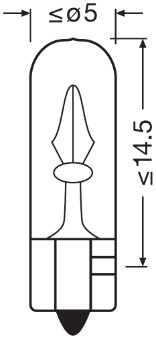 OSRAM Lampe, læselampe 2721