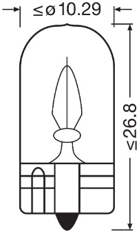 OSRAM Pære, blinklys 28212bl