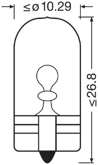 OSRAM Lampe, læselampe 2825ult2bl