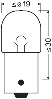 OSRAM Pære, tågebaglygte 50072bl