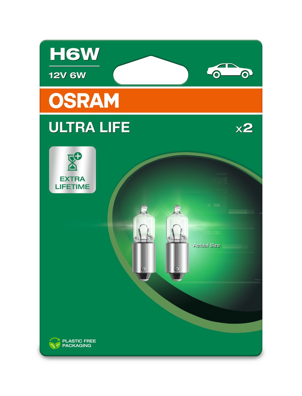 OSRAM Pære, nummerpladelys 64132ULT-2BL