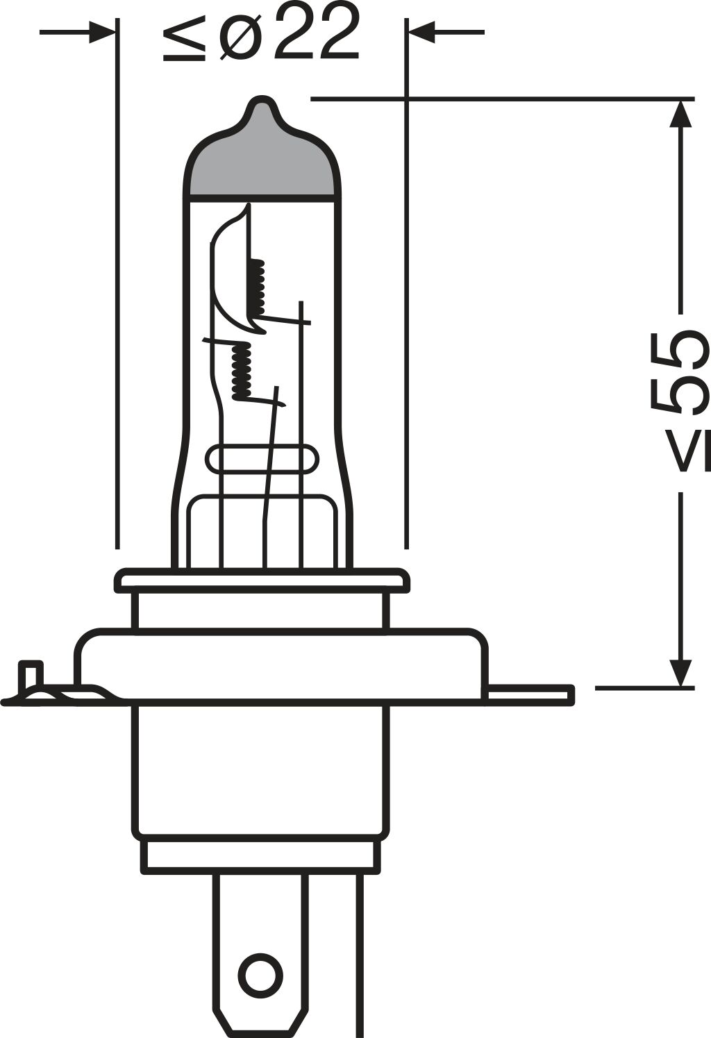 OSRAM Pære, forlys 64193NBS-1BL