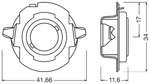 OSRAM Fatning, forlygte 64210da061