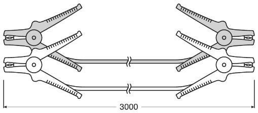 OSRAM Starthjælpkabel osc101