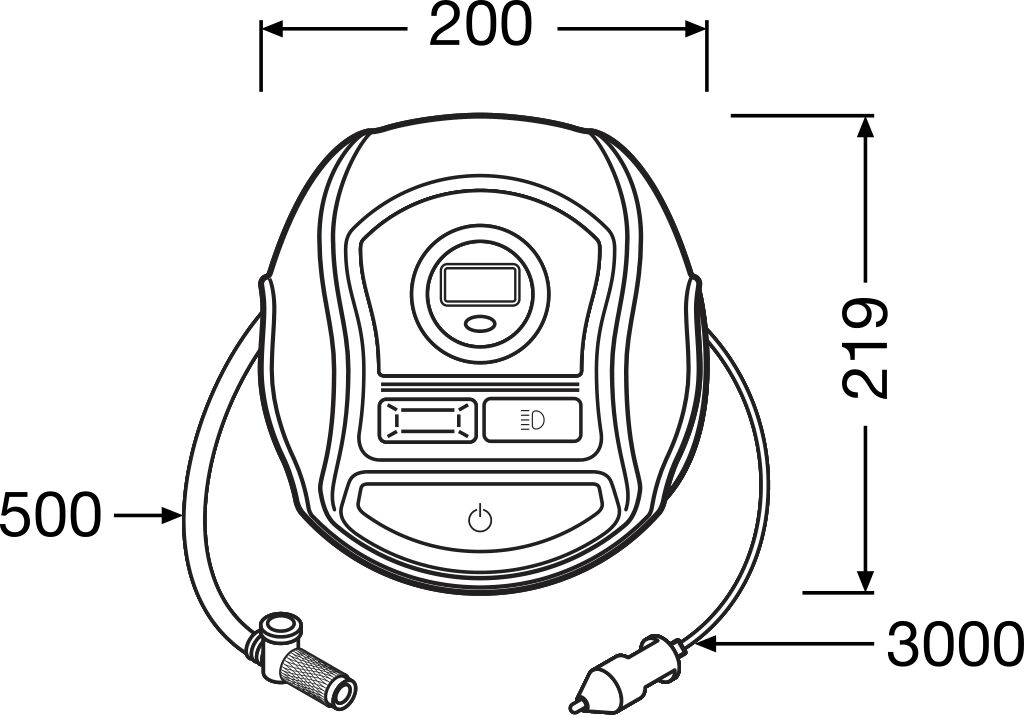 OSRAM Dæktryktester/-fylder oti400