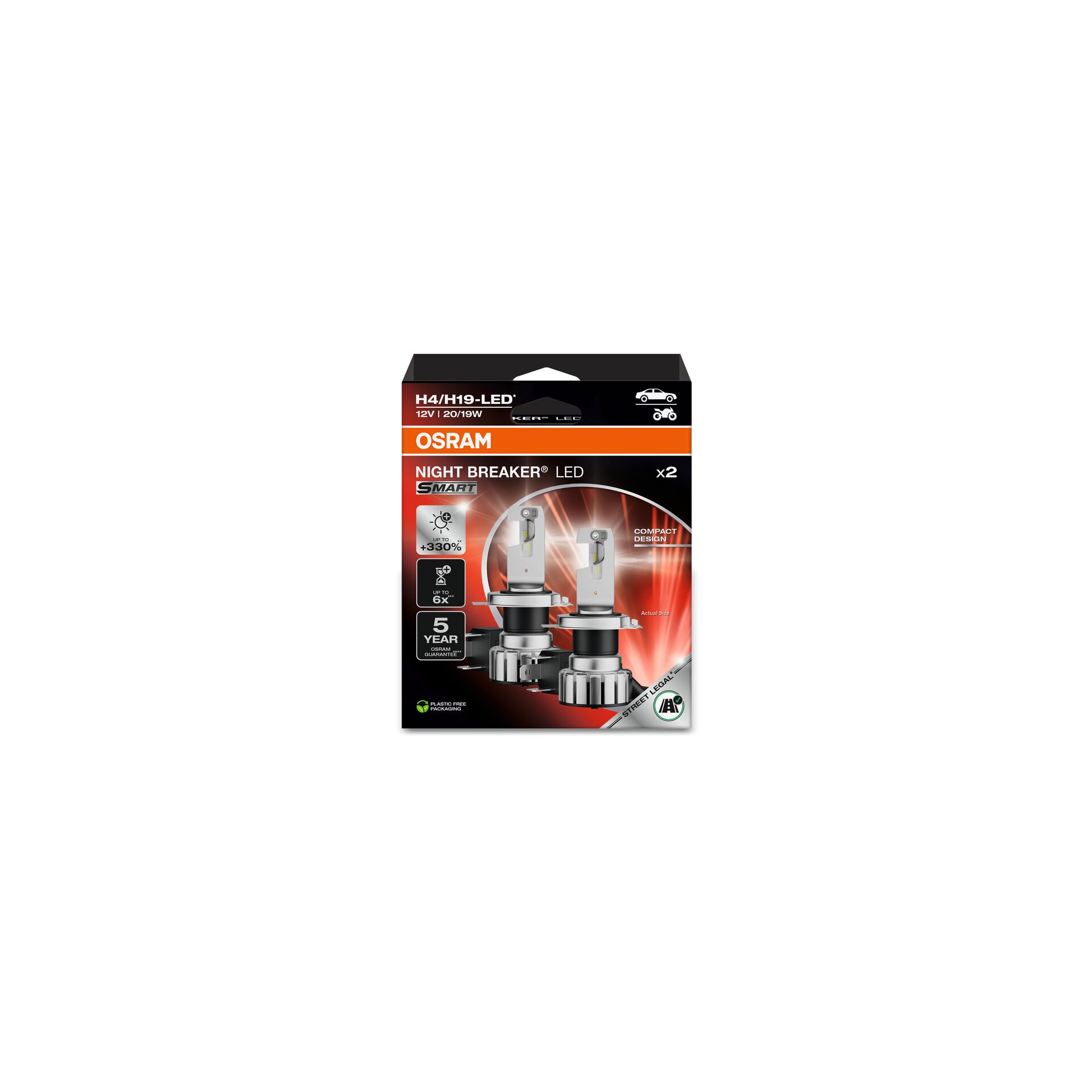 OSRAM Pære, forlys 64193DWNBSM-2HB