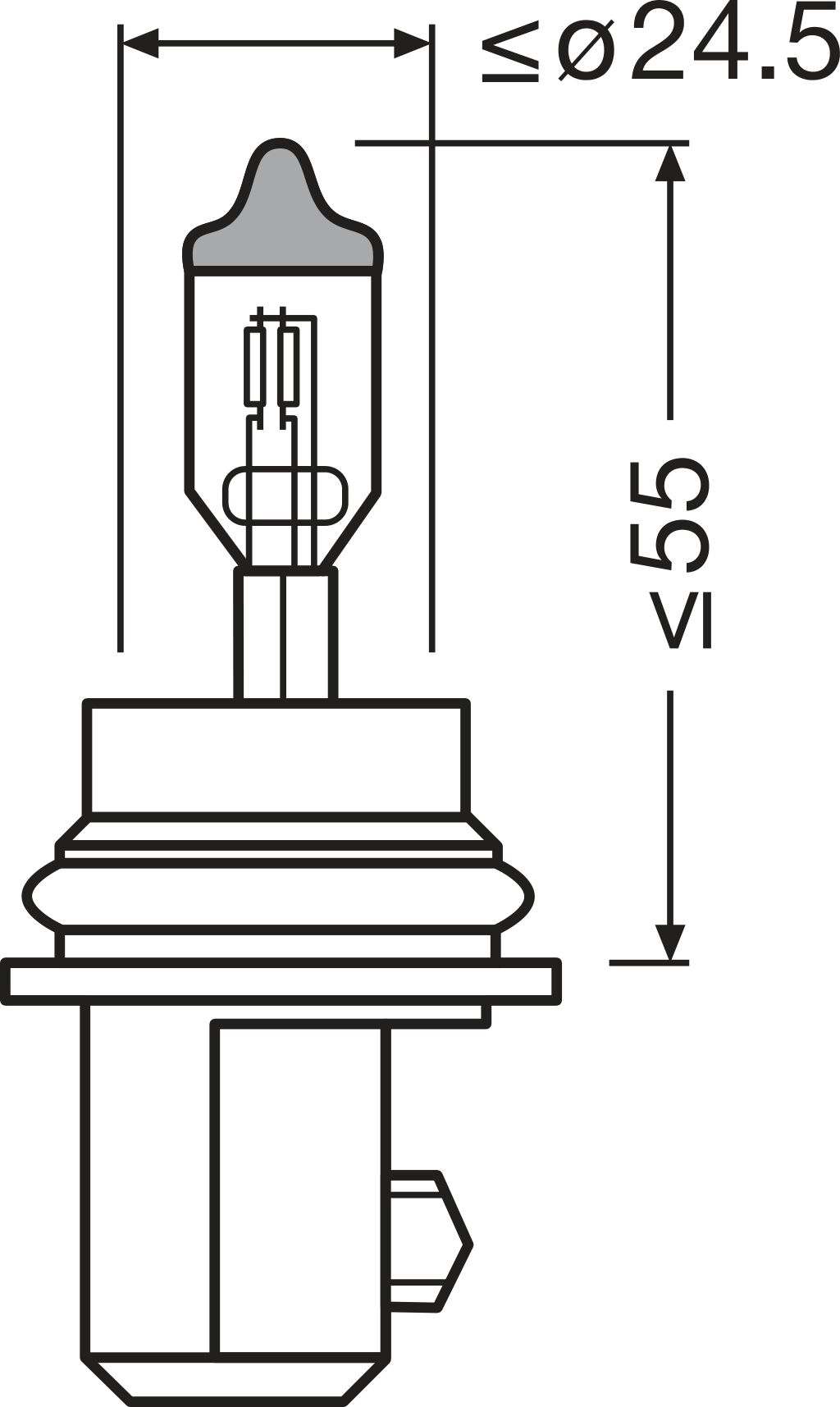 OSRAM Pære, forlys 9007