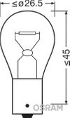 Produktbillede for Pære P21W Ultra Life 21 W [12 V] (2 stk.)