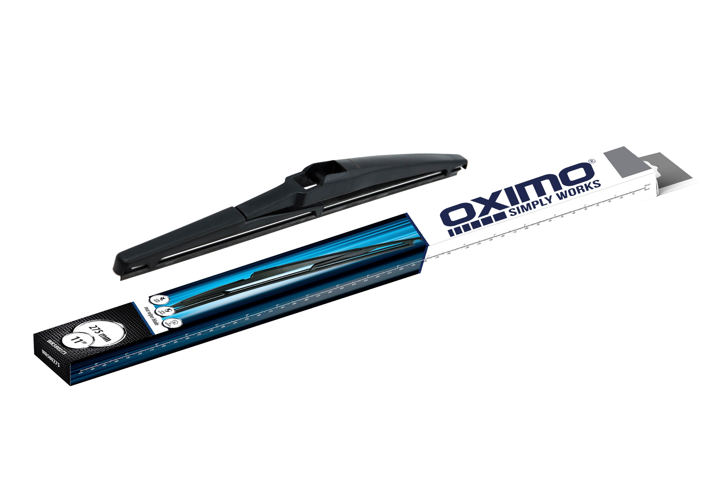 Oximo bagudvendt kantskraber (tilpasset) 275 mm