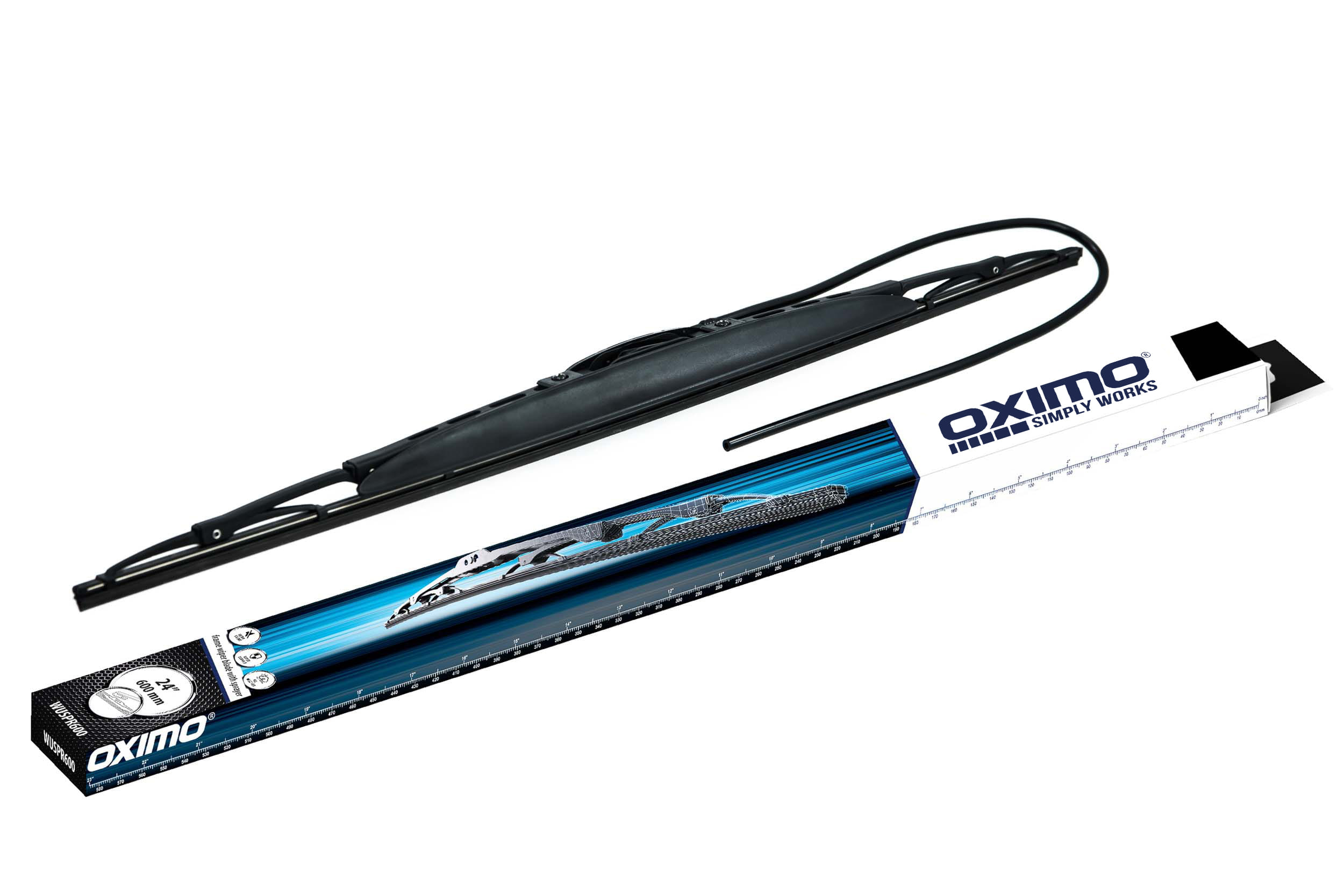 Oximo visker (skelet) med spoiler og sprøjte 600 mm