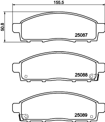 DON Bremseklodser pcp1708 for MITSUBISHI NISSAN NISSAN (ZHENGZHOU)