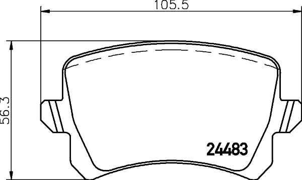 DON Bremseklodser pcp1060 for VW (FAW) AUDI (FAW) VW SKODA (SVW) AUDI VW (SVW) SEAT SKODA