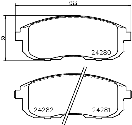 DON Bremseklodser pcp1319 for SUZUKI NISSAN NISSAN (DFAC)