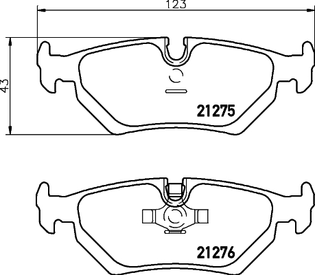 DON Bremseklodser pcp1504 for PEUGEOT CITROËN FIAT