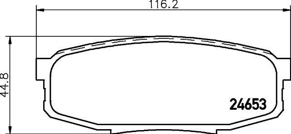 DON Bremseklodser pcp1178 for LEXUS TOYOTA