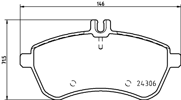DON Bremseklodser pcp1024 for MERCEDES-BENZ